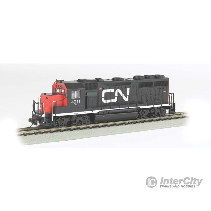 Bachmann 60315 EMD GP40 – DCC — Canadian National #4011 (Early, black, red, white Noodle Logo)
