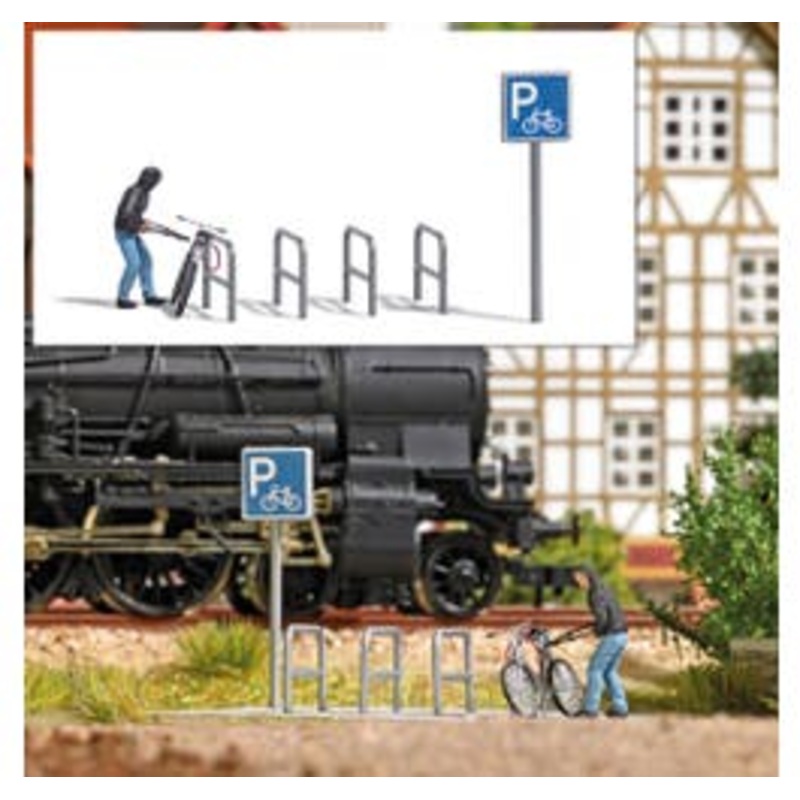 Busch 7950  HO Action Set: Bicycle Theft