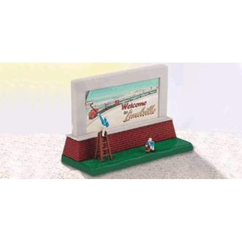 Lionel 6-14148 Animated Billboard Signmen O SCALE Used Damaged Box