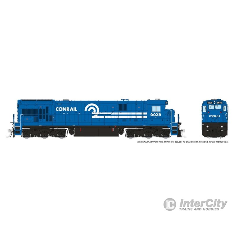 Rapido 042608 HO C36-7 DC/DCC/Sound): Conrail: #6639