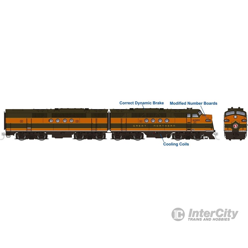 Rapido 053022 HO EMD FT A+B (DC/Silent): GN – As Delivered Scheme: #408-C + 408-D