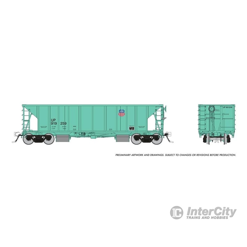 Rapido 158012 HO NSC Ballast Car: Union Pacific – Late: 6-Pack