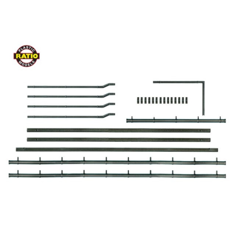 RAT-538 RATIO Gutters and Downspouts- OO Gauge