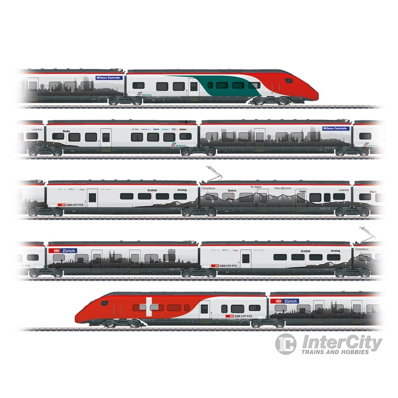 Trix 25811 HO SBB-CFF-FFS Class RABe 501 Giruno High-Speed Rail Car Train MFX DCC/Sound
