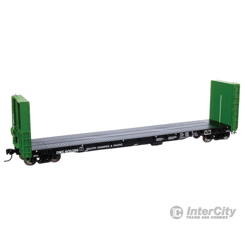 Walthers Proto 104356 50′ CC&F Bulkhead Flatcar – Ready to Run — Duluth, Winnipeg & Pacific DWC #605386