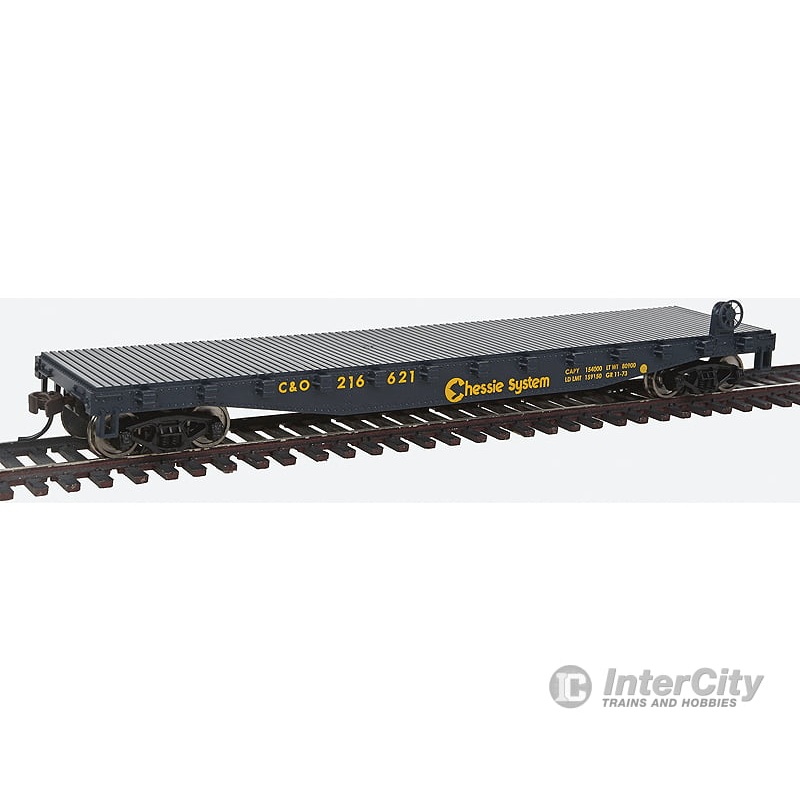 Walthers Trainline 1461 Flatcar – Ready to Run — Chessie System