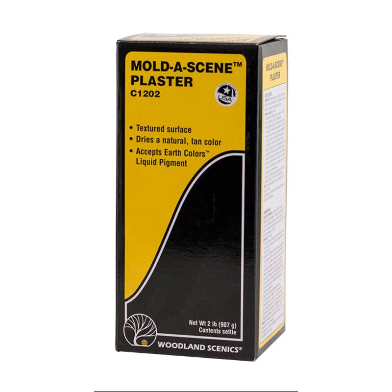 Woodland Scenics WDS C1202 WDS1202 Mold-A-Scene Plaster  NEW