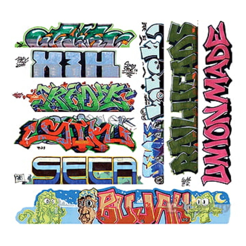 Blair Line 2260 Graffiti Decals Mega Set — Set #11 pkg(9)