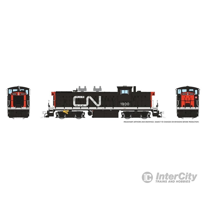 Rapido 010568 HO GMD-1 (DC/DCC/Sound): CN – Noodle: #1900