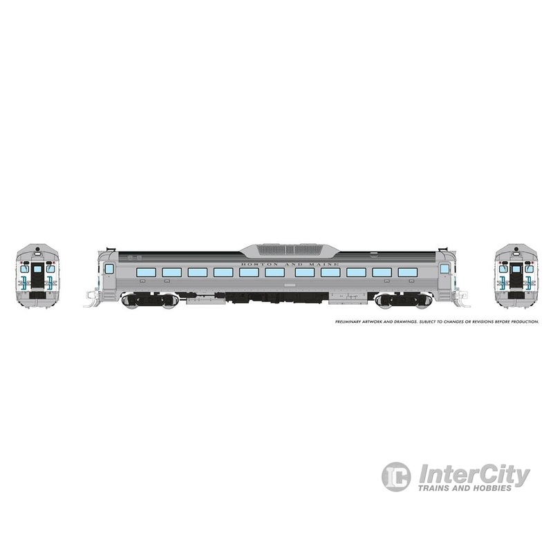 Rapido 516504 N Budd RDC-1 (Phase 2) (DC/DCC/Sound): Boston & Maine – McGinnis