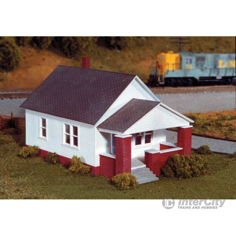 Rix Products 202 One-Story House w/Front Porch — Kit – 3 x 4-3/8″ 7.7 x 11.2cm