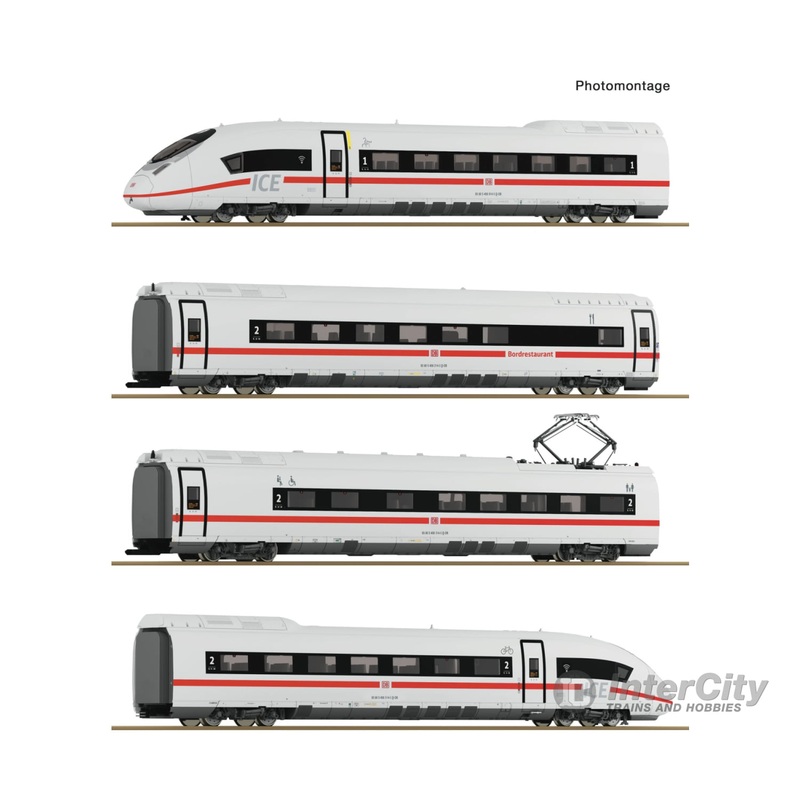 Roco 7700017 HO 4 piece set: Electric multiple unit ICE 3neo (Class 408), DB AG