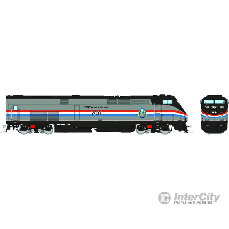 Rapido 085004 HO GE P32AC-DM (DC/Silent): Amtrak – Phase III Empire Service w/ hatch: #706