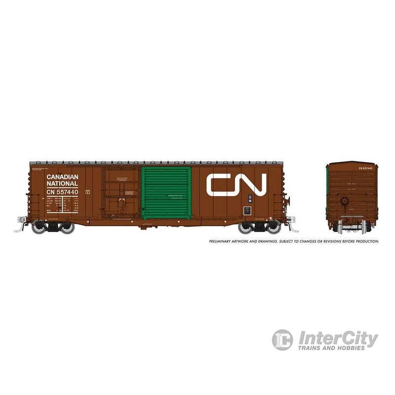 Rapido 173002 HO NSC 5304 Boxcar: CN – Delivery w/ Green Door: 6-Pack #2