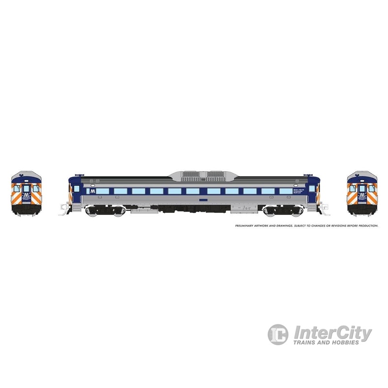 Rapido 516008 N Budd RDC-1 (Phase 1) (DC/Silent): MTA Metro North