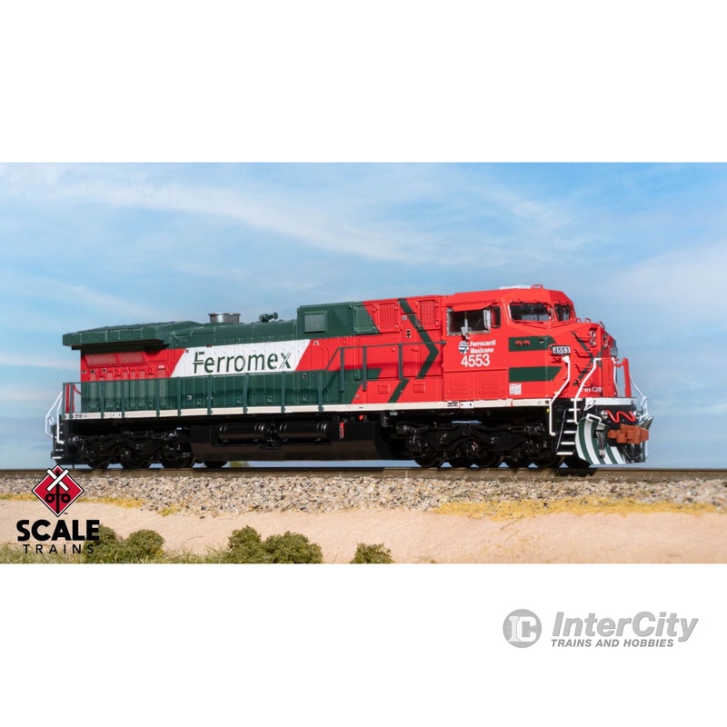 ScaleTrains SXT40621 Rivet Counter N Scale GE AC4400CW, Ferromex/Diabla 4553 DCC & Sound Equipped