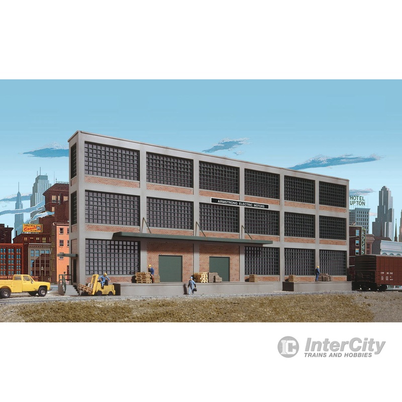 Walthers Cornerstone 3172 Armstrong Electric Motors Background Building — Kit