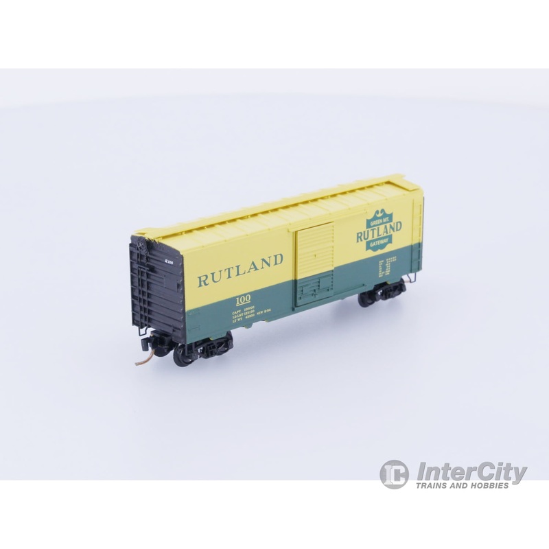 Micro Trains 20146 N Boxcar, 40′, PS-1 Rutland , RUT Rutland Line (RL) 100