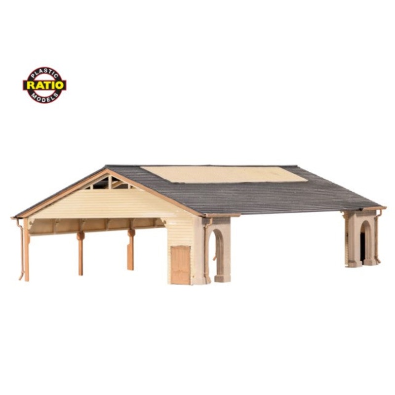 RAT-207 RATIO GWR Station Train Shed (N Gauge)