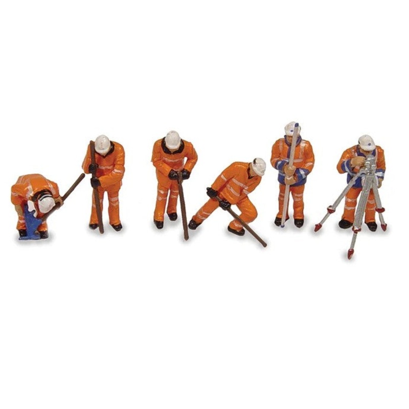 36-049 BACHMANN Trackside Workers, 6 hand painted fugures – OO Gauge
