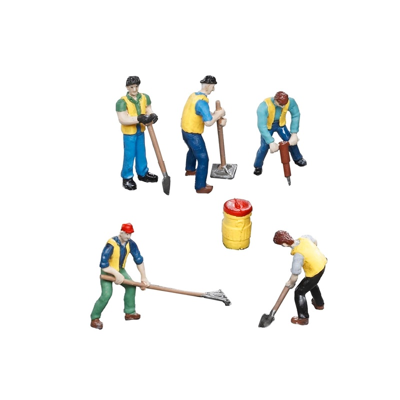 Lionel 6-83171 MOW WORKERS FIGURES PACK (5) O SCALE NEW