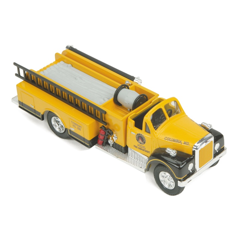 MTH 30-50035 Yellow Die-Cast Fire Truck