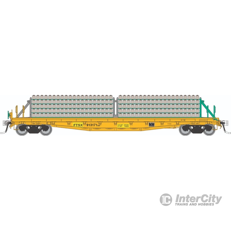 Rapido 138306 HO F30D 50′ Tie Car: FTSX – MOW: 6-Pack