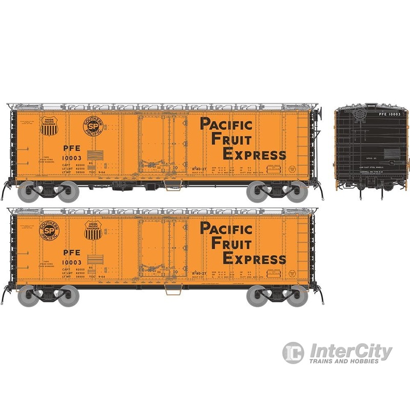 Rapido 196003 HO PFE R-40-27 Reefer: PFE – 1961 Scheme: 6-Pack #1