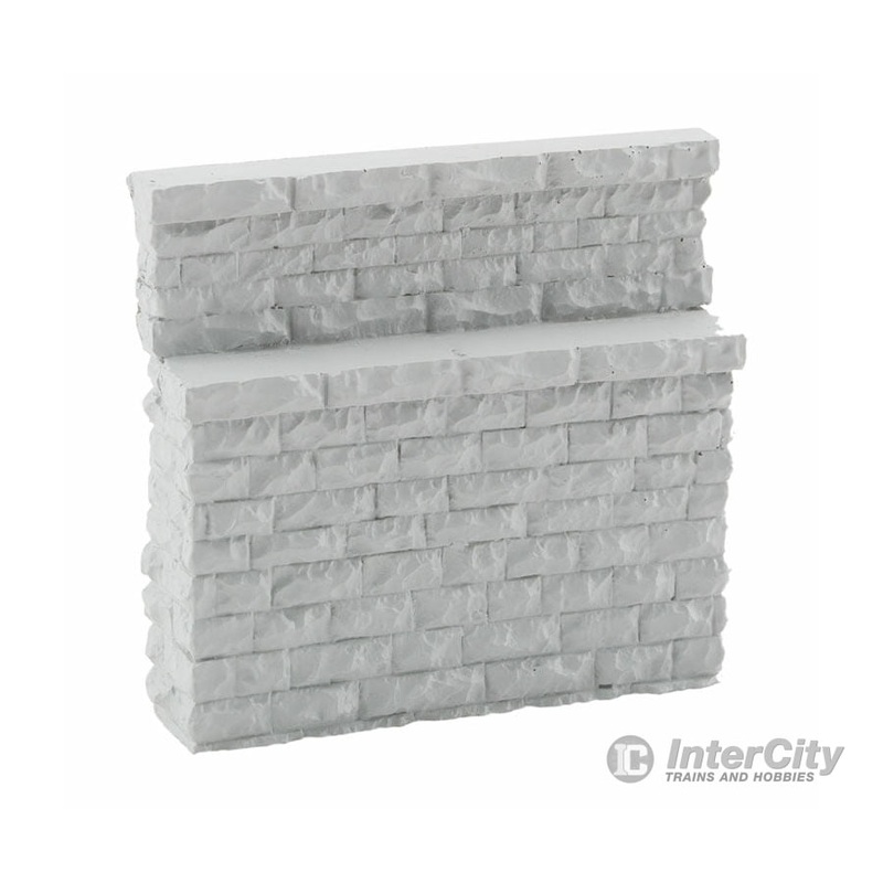 Walthers Cornerstone 4585 Single-Track Railroad Bridge Stone Abutment – Low – Resin Casting — Approximate dimensions: 3-1/8 x 3/4 x 3″ 7.9 x 1.9 x 7.6cm
