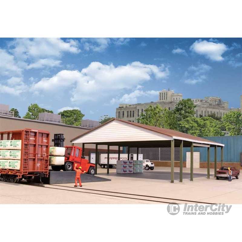 Walthers HO 4180 Open Air Intermodal Shed – Transload Facility – Kit