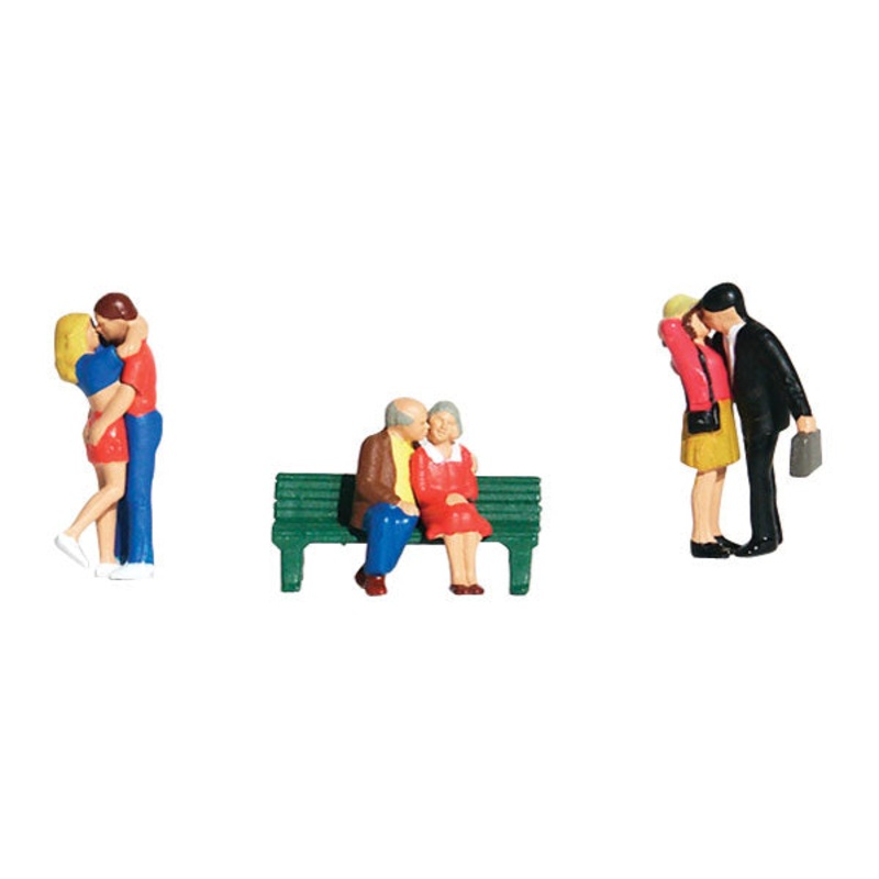 Woodland Scenics WDS1833 Lovers Scale Figures HO Scale
