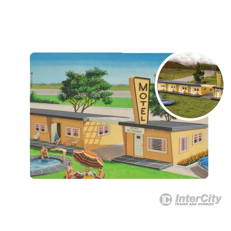 Bachmann 45198 75th Anniversary Motel – Plasticville U.S.A.(R) — Kit – 75th Anniversary Packaging
