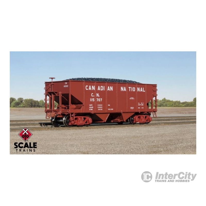 Fox Valley Models SXT15010 HO Scale USRA 55-Ton 2-Bay Open Hopper, Canadian National/CN #116023