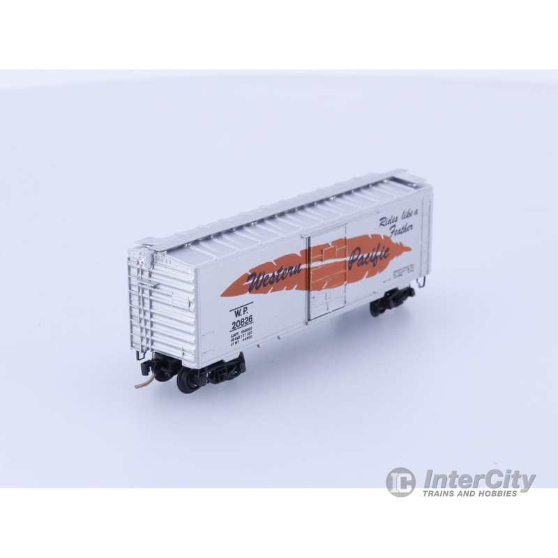Micro Trains 20210 N Boxcar, 40′, PS-1 Western Pacific (WP) 20826