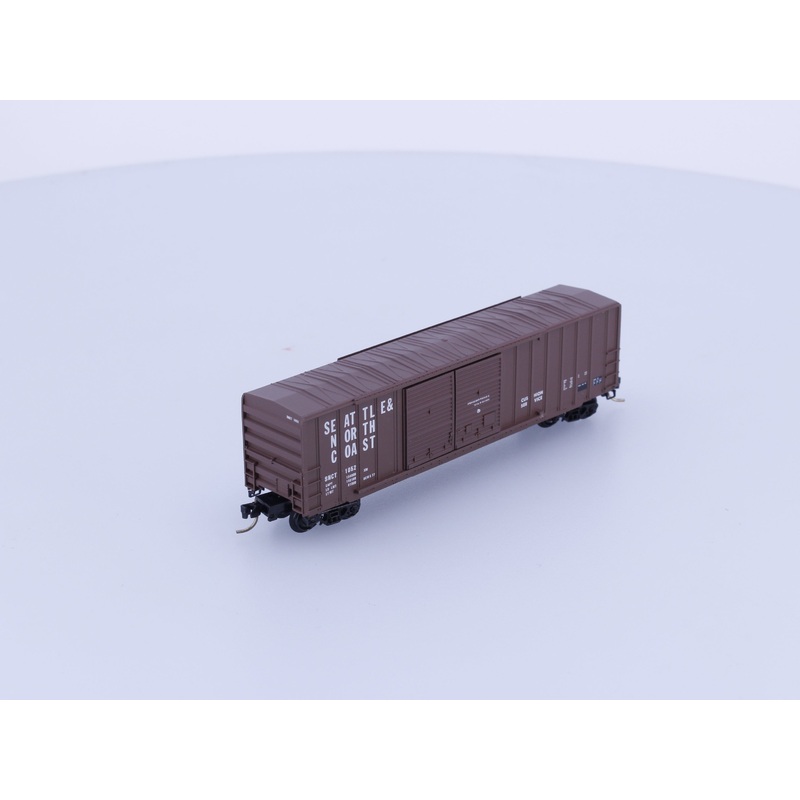 Micro Trains 30160 N Boxcar, 50′, Steel Seattle & North Coast , SNCT 1052