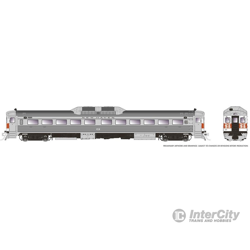 Rapido 016324 HO Budd RDC-1 (Ph 1b) (DC/Silent): New Haven – McGinnis: #27