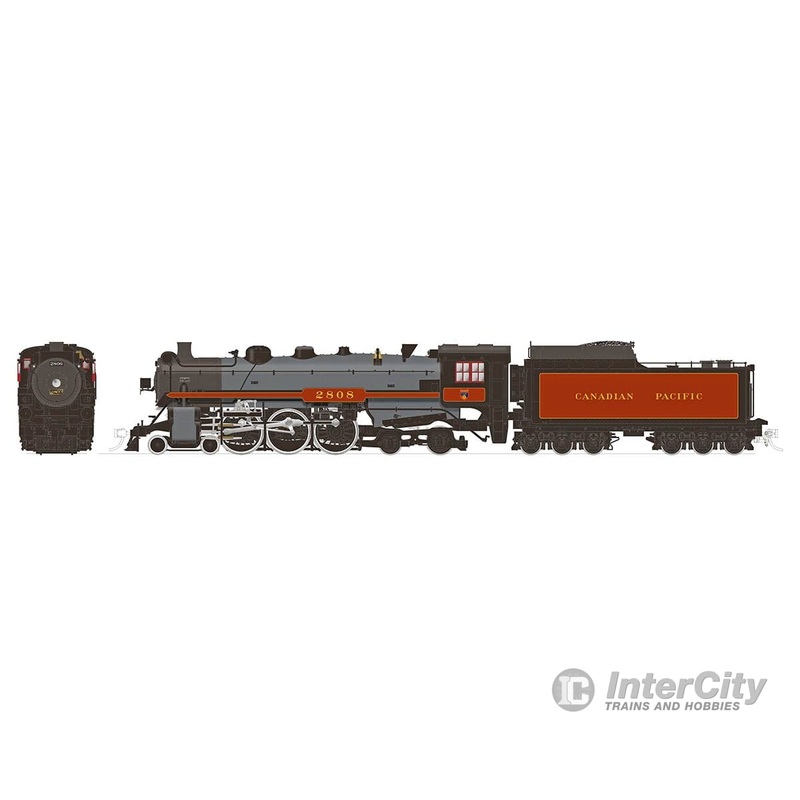 Rapido 601006 HO H1a 4-6-4 Hudson (DC/Silent): CPR – “World’s Greatest Travel System” Herald:2808