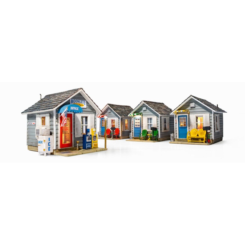 Woodland Scenics WDS BR5877 WDS5877 O-Scale Moonlite Motor Court O SCALE NEW