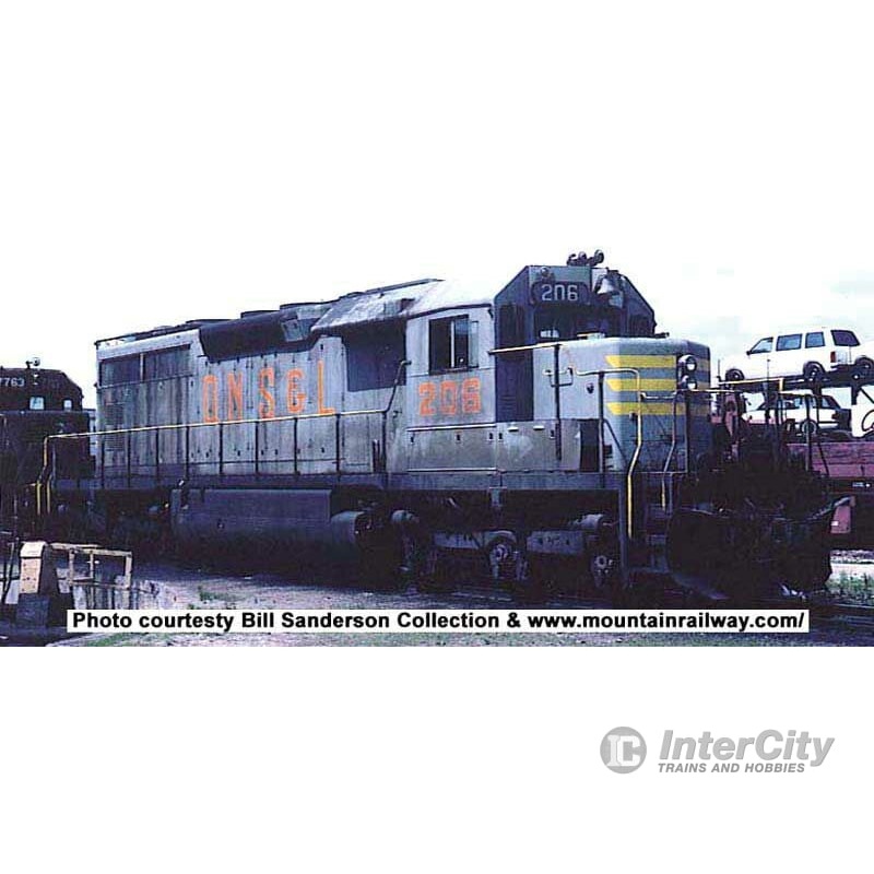 Bowser HO #24889 QNSL Gray w/Large Orange outlined with yellow lettering, Snow shields Road #209 Executive Line