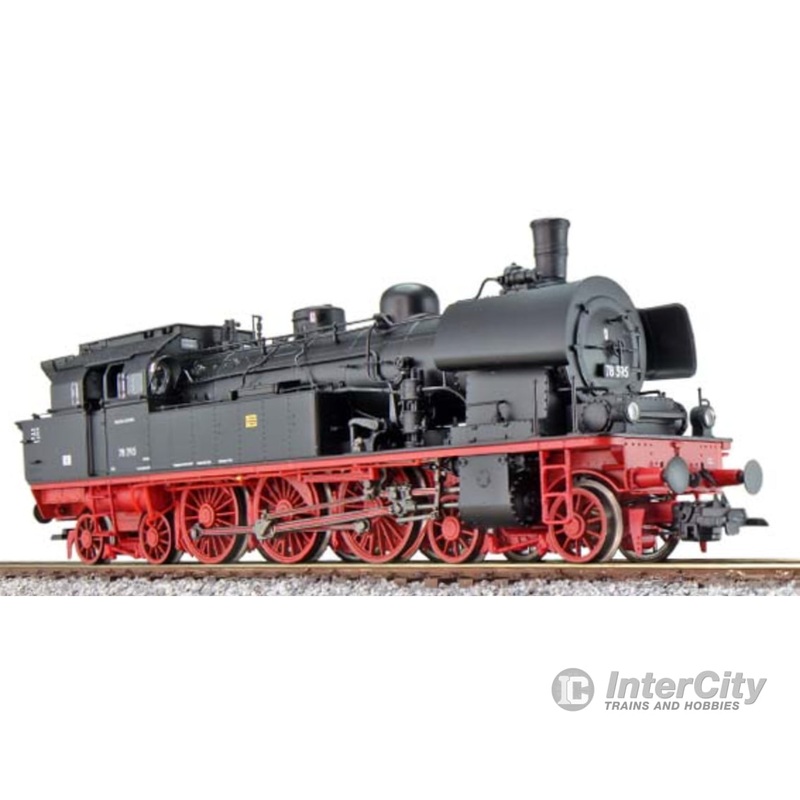 ESU 31184 HO Steam loco 78 395 DR, black, Era III, LokSound, Dualsmoke, Automatic coupler, DC/AC