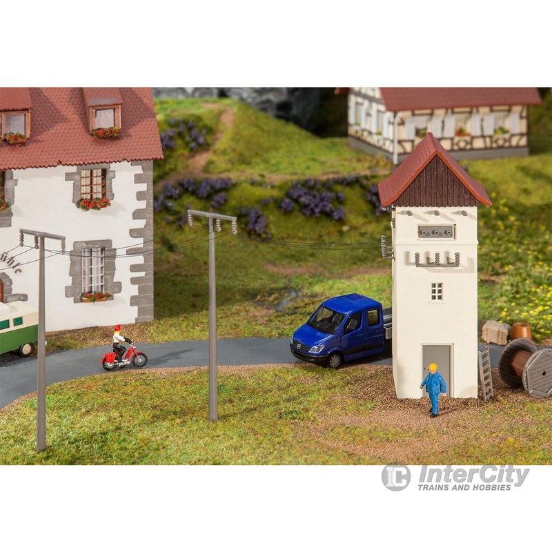 Faller 120241 HO Electrical substation with power poles