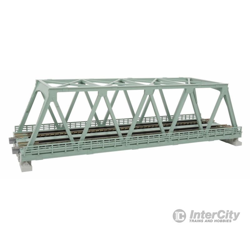 Kato 20439 Double-Track Truss Bridge — 9-3/4″ 24.8cm (light green)