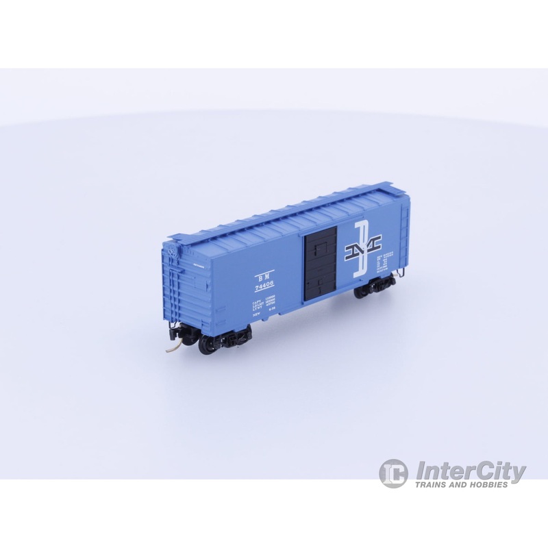 Micro Trains 20140 N 40′ Standard Box Car Single Door Boston and Maine (BM) 74406 (#2)