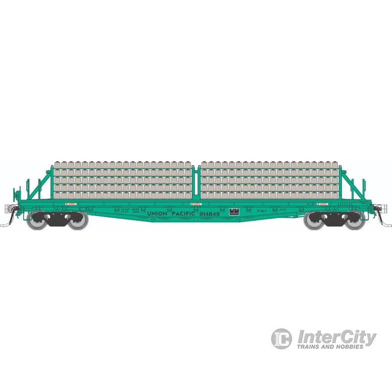 Rapido 138305 HO F30D 50′ Tie Car: UP – MOW: 6-Pack