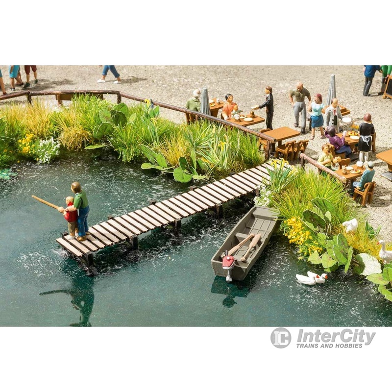 Walthers SceneMaster 4156 Small Shoreline Pier — Laser-Cut Wood Kit