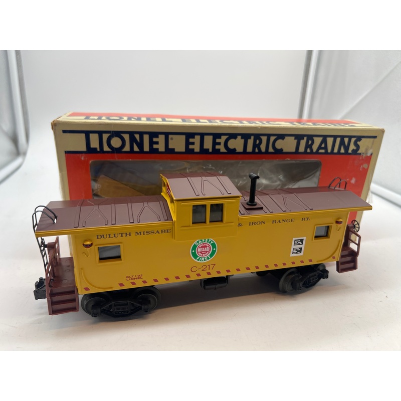 Lionel 6-19715 Duluth Missabe & Iron Range  Extended Vision Caboose O SCALE Used Excellent Damaged Box