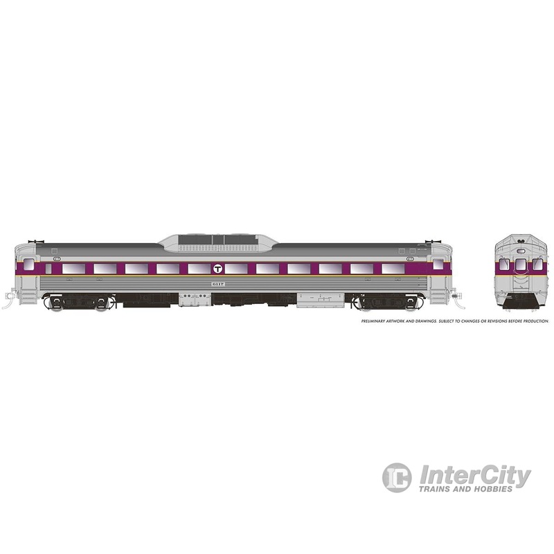 Rapido 016316 HO Budd RDC-1 (Ph 1c) (DC/Silent): MBTA: #6133