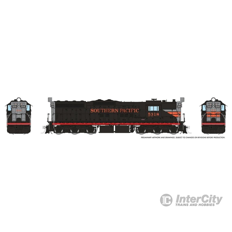 Rapido 050210 HO EMD SD7 (DC/Silent): Southern Pacific – Black Widow: #5318