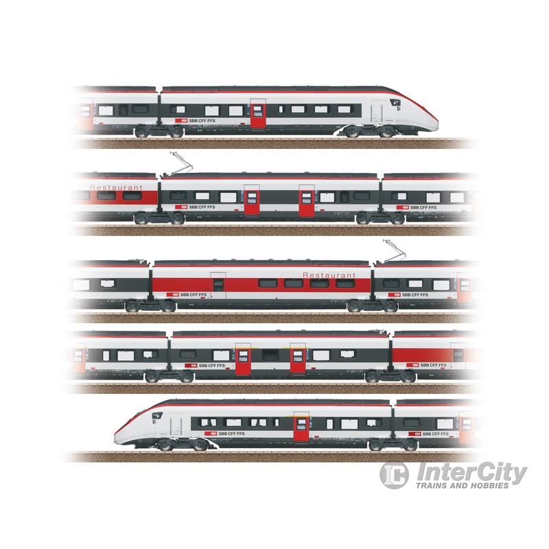 Trix 25810 HO SBB-CFF-FFS Class RABe 501 Giruno High-Speed Rail Car Train MFX DCC/Sound