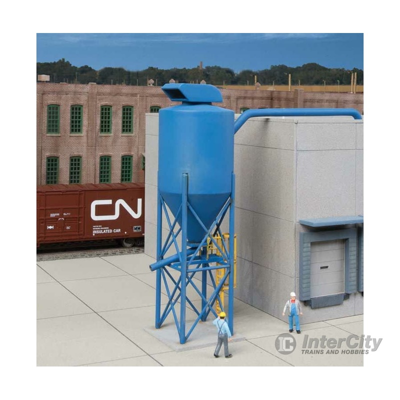 Walthers Cornerstone 4087 Particulate Dust Cyclone – Modern Industrial Park — Kit – 1-5/8 x 1-5/8 x 5-3/16″ 4.1 x 4.1 x 13.1cm